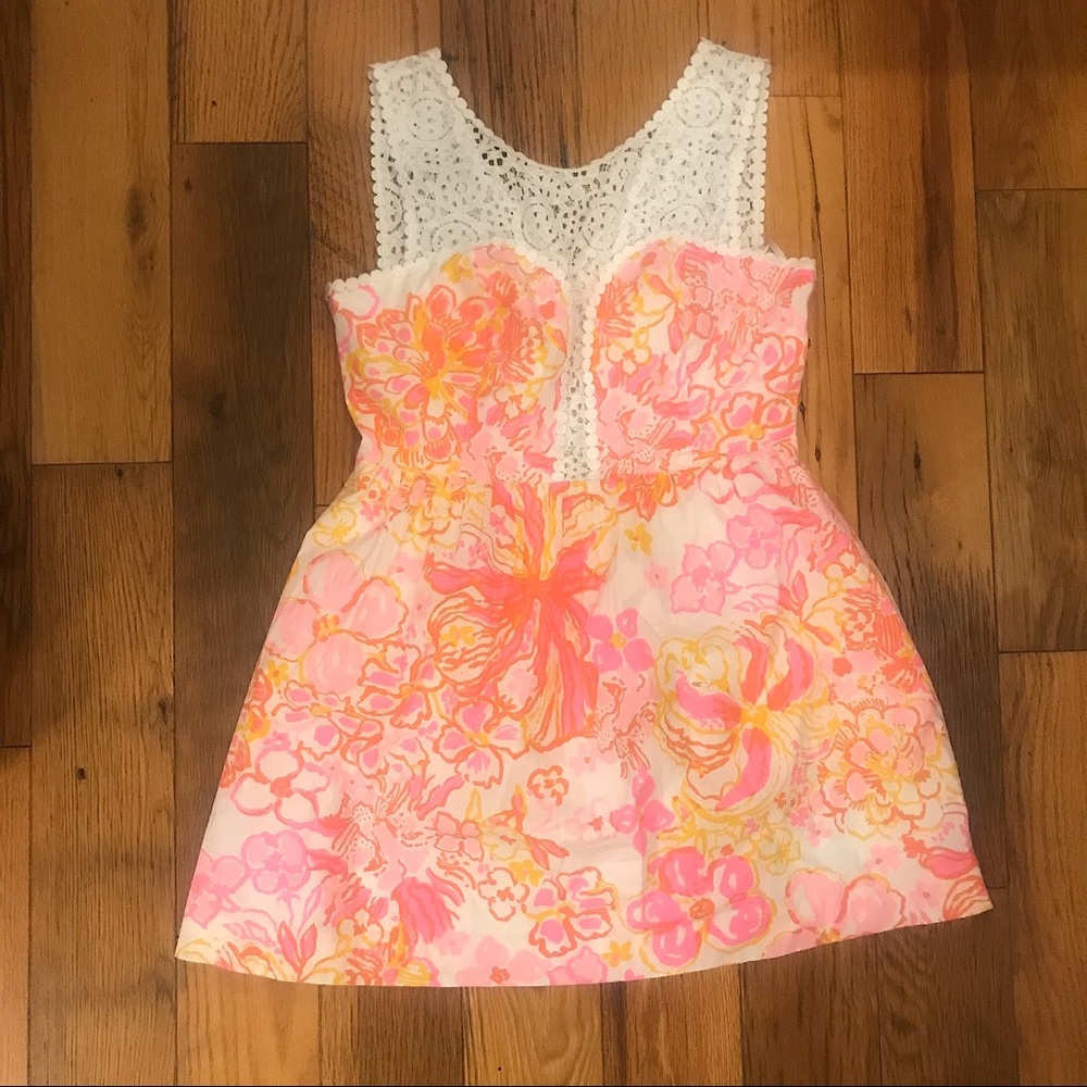 Lace sweetheart bodice A-Line Lilly Dress